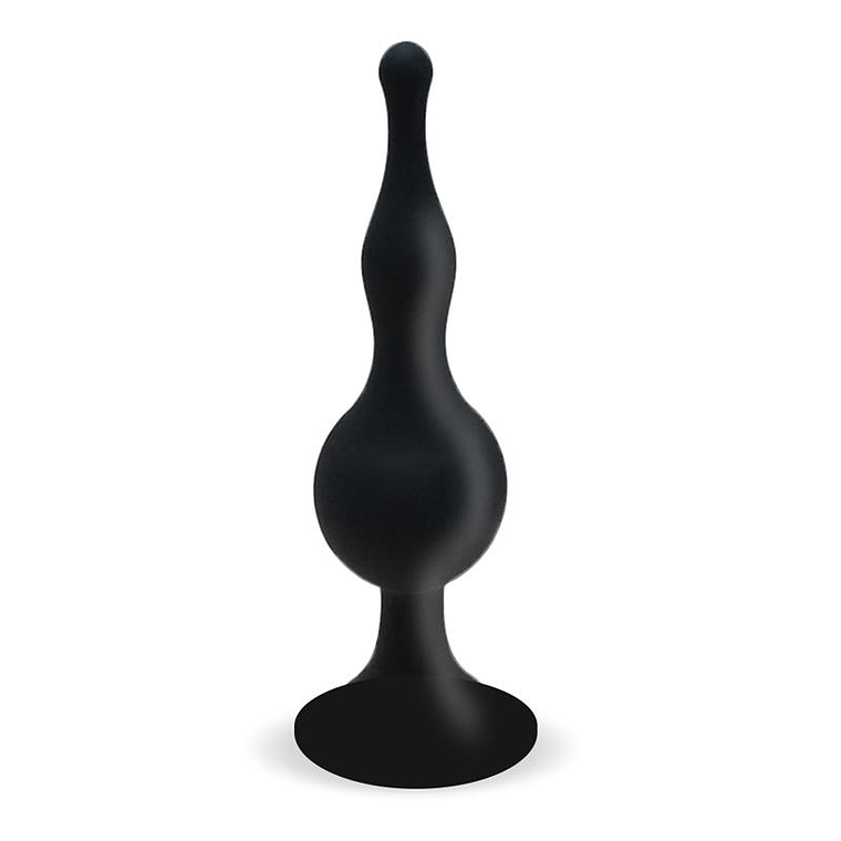 Set of 3 Butt Plugs Black 3