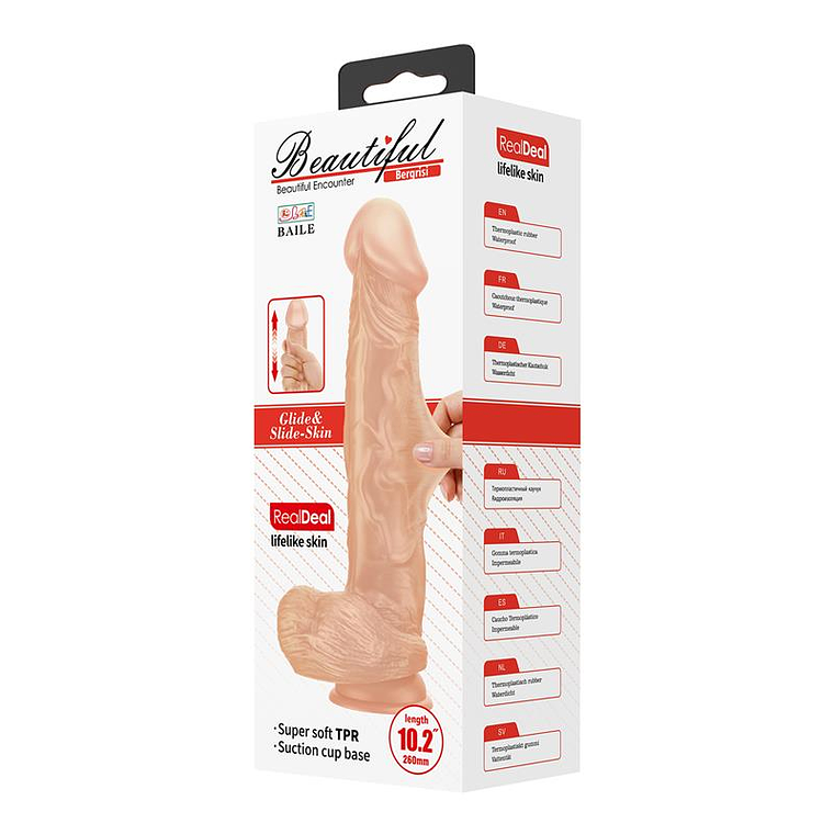 Realistic Dildo with Suction Cup Bergrisi 10.2 8
