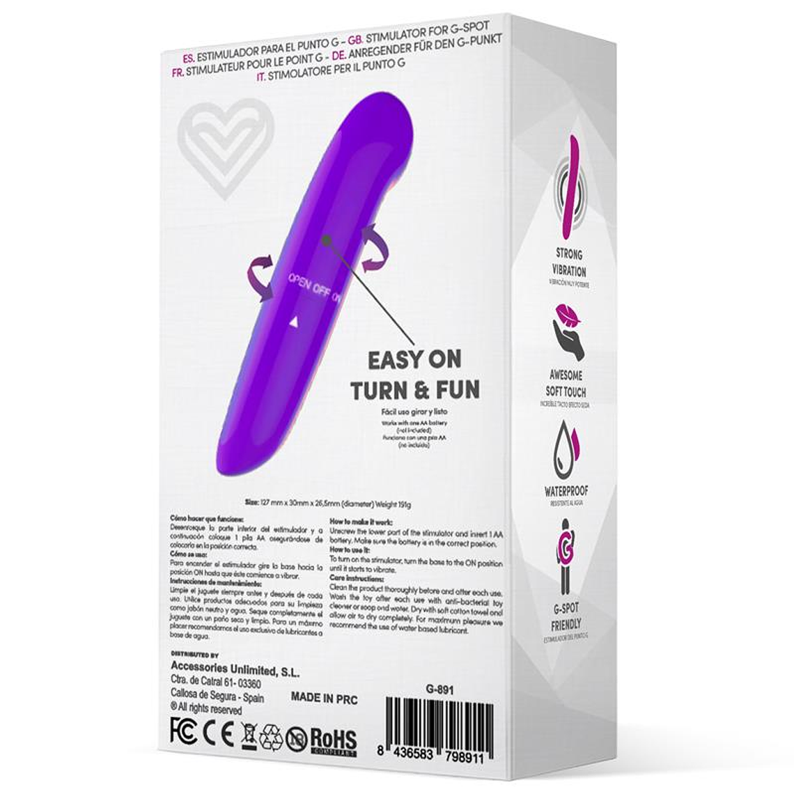 Denzel Stimulator Easy Quick Purple 3