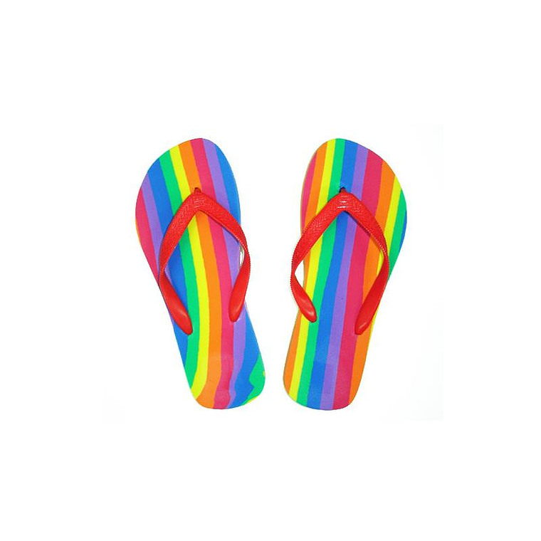 Flip-flops with LGBT + Flag Size 42-43 1