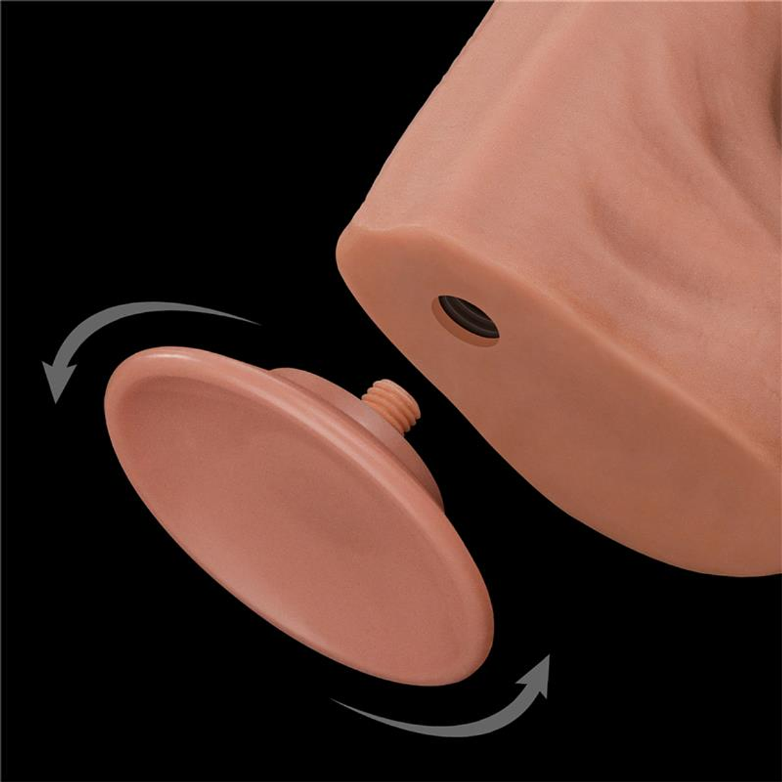 Dildo Dual Layer Sliding Skin 14 8