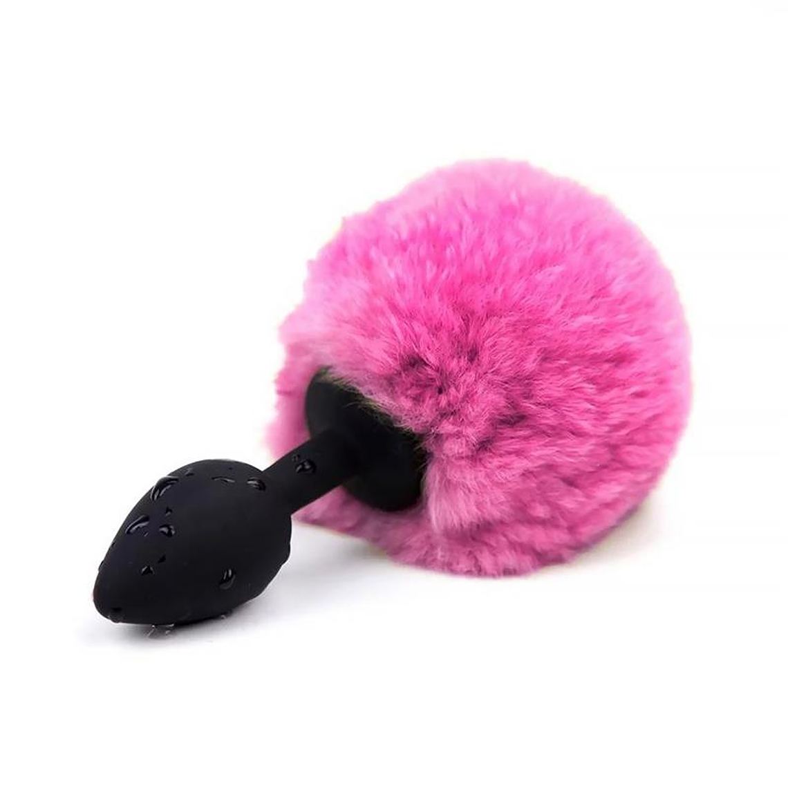 Butt Plug with Pompon Pink Size S 1