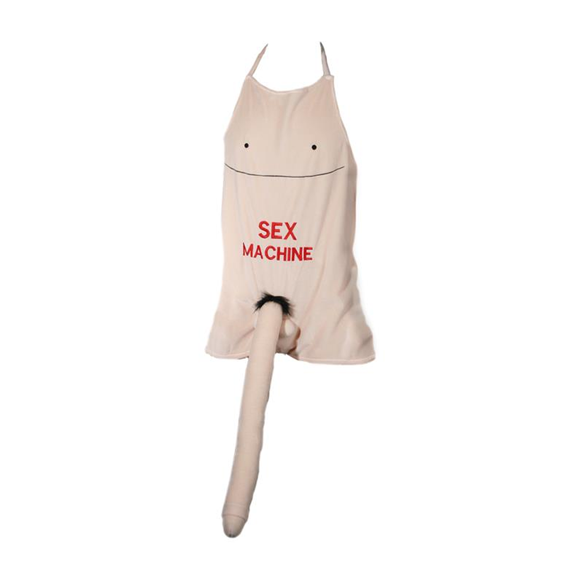 Apron with Plush Penis Sex Machine 2