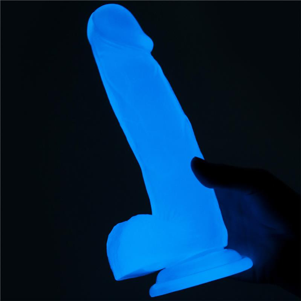Dildo Lumino 7.5 Blue Light 5