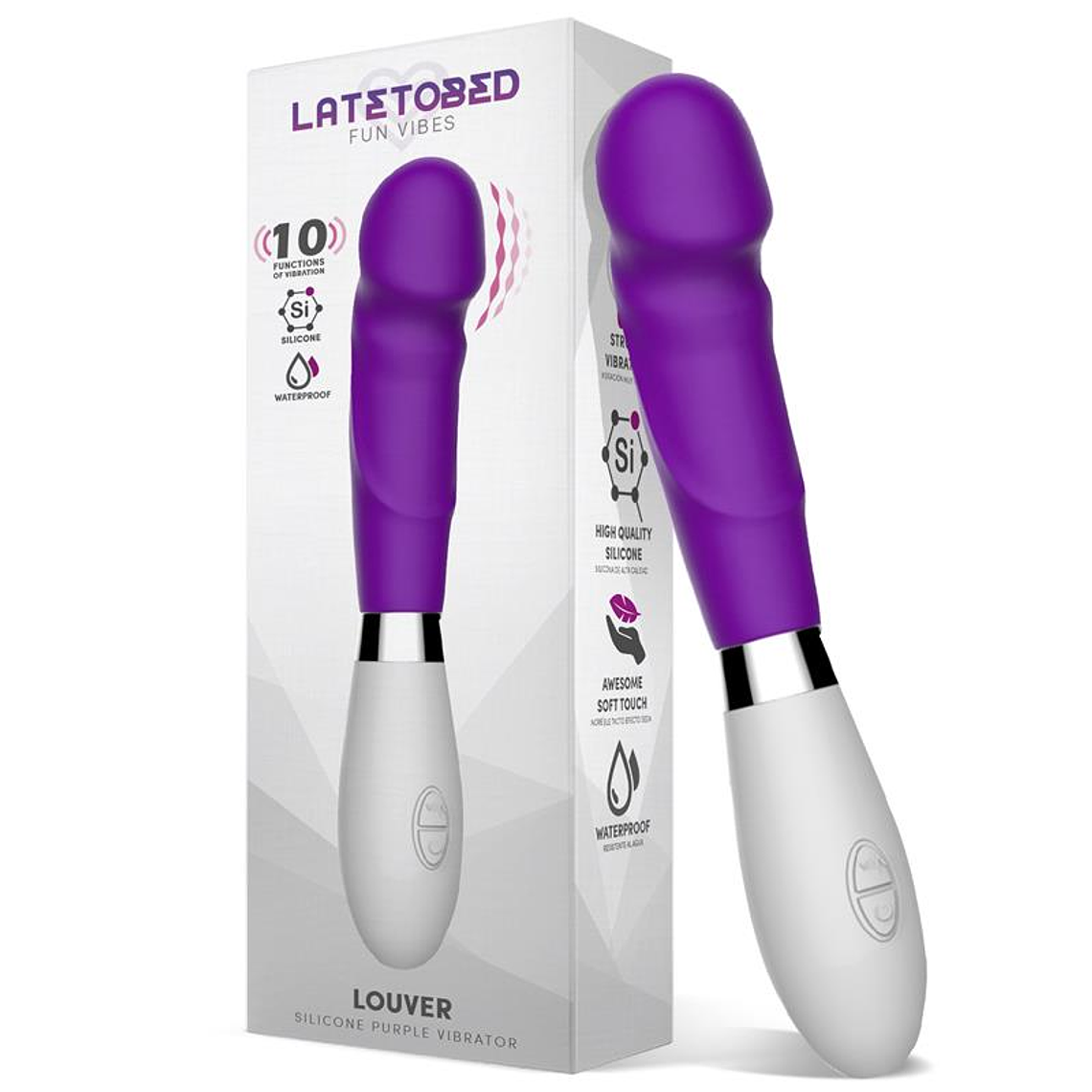 Louver Vibe Silicone Purple 1