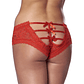 Wide Panties Corset Type Red One Size - Miniatura 1