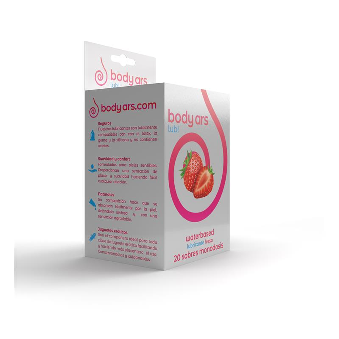 Single-dose Water-Based Lubricant Gel Acid Strawberry 20 x 4 ml 3