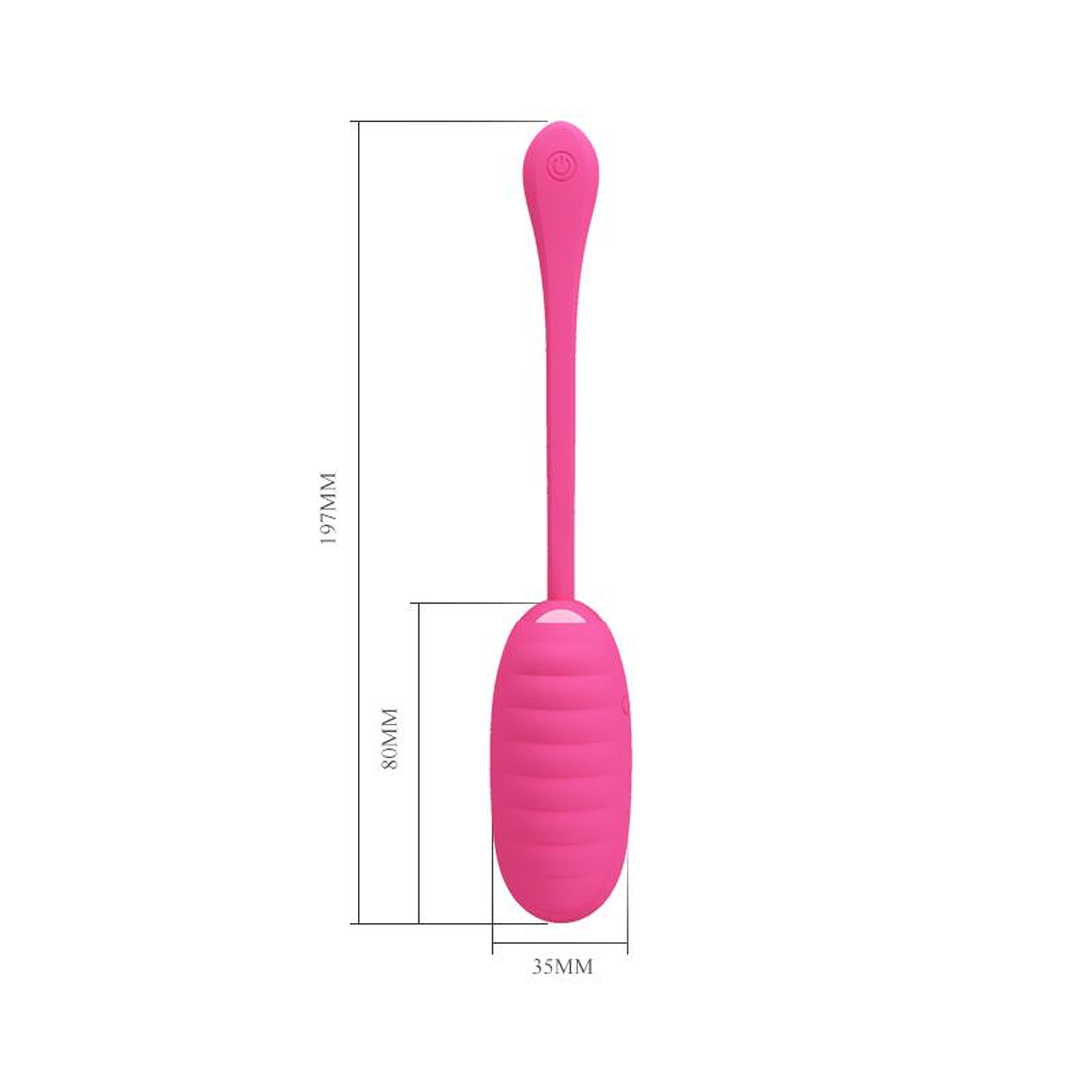 Kirk Vibrating Egg with Movil APP Silicone USB 9