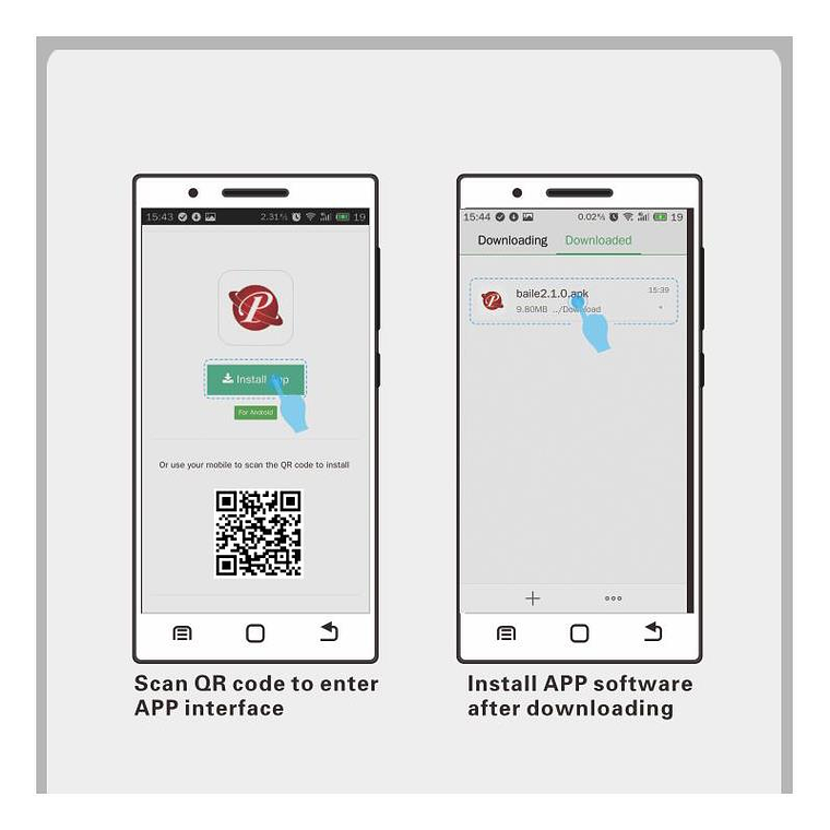 Kirk Vibrating Egg with Movil APP Silicone USB 10