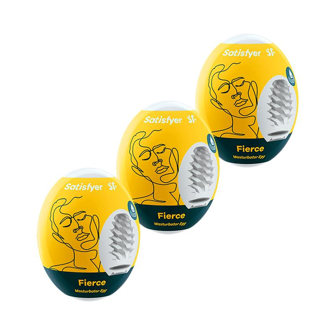 Set 3 Masturbator Eggs Fierce Model 1