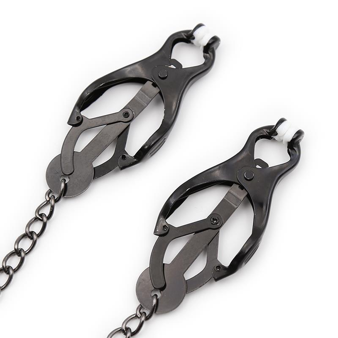 Japanese Nipple Clamps with Chain Black 2