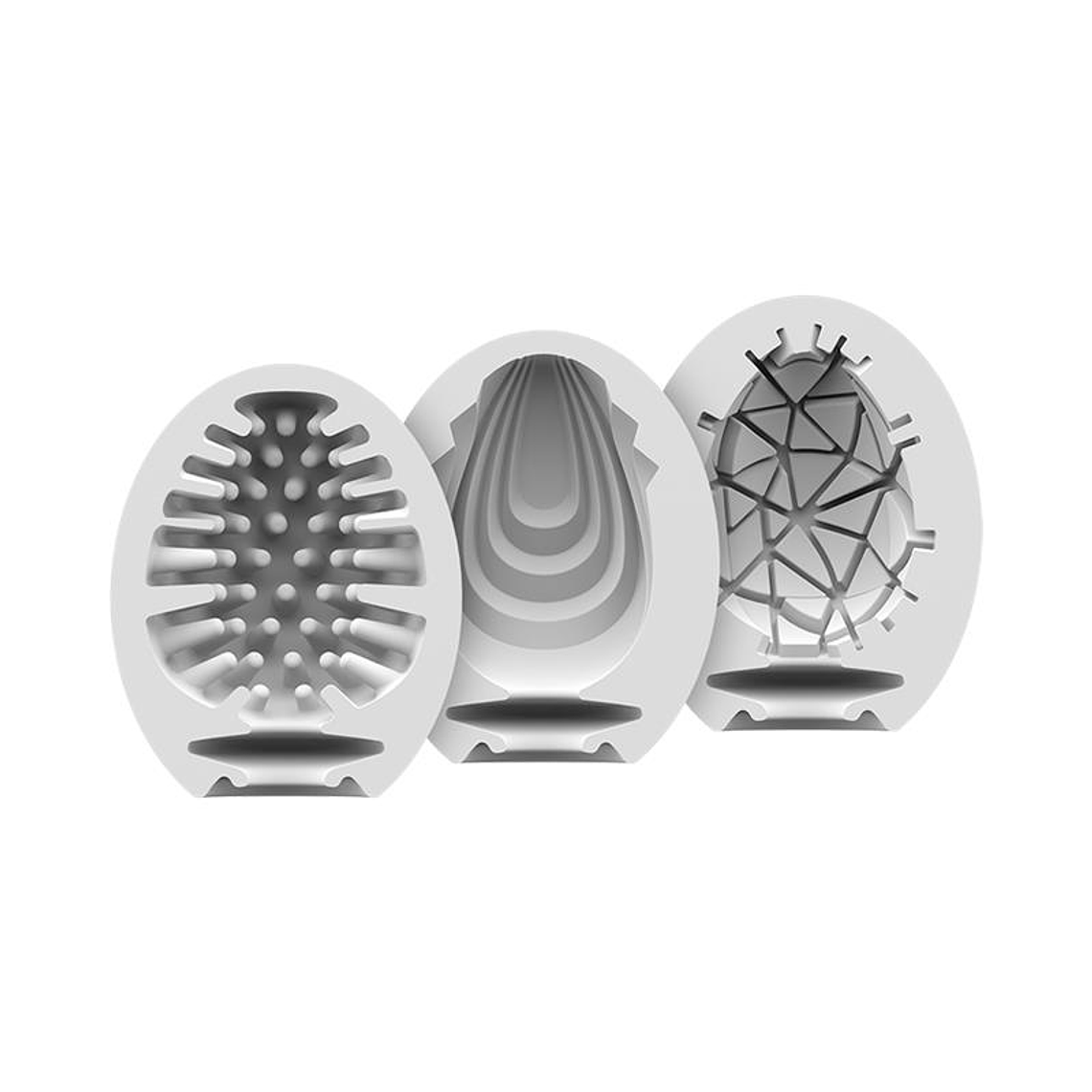 Set of 3 Masturbator Egg Naughty, Savage and Crunch 3