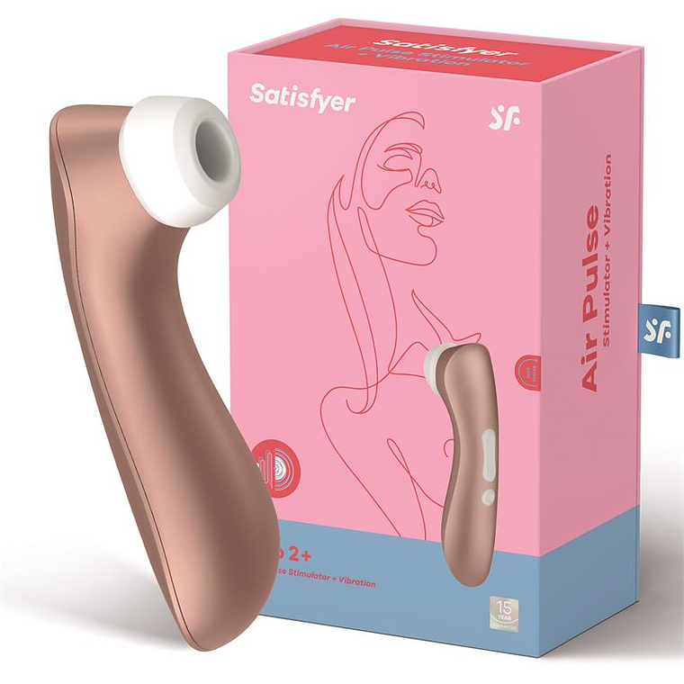 Pro 2+ Clitoris Sucker with Vibration Rose Gold 1