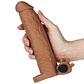 Penis Sleeve Pleasure X-Tender Brown Add 2  - Thumbnail 4