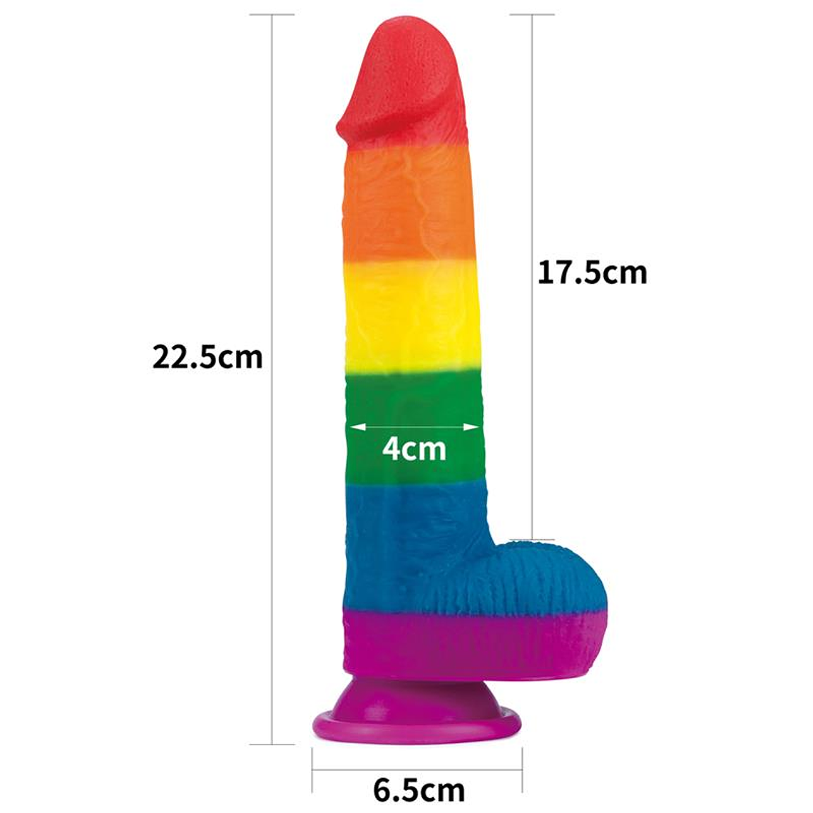 Dildo Prider 9 Liquid Silicone LGBT 11