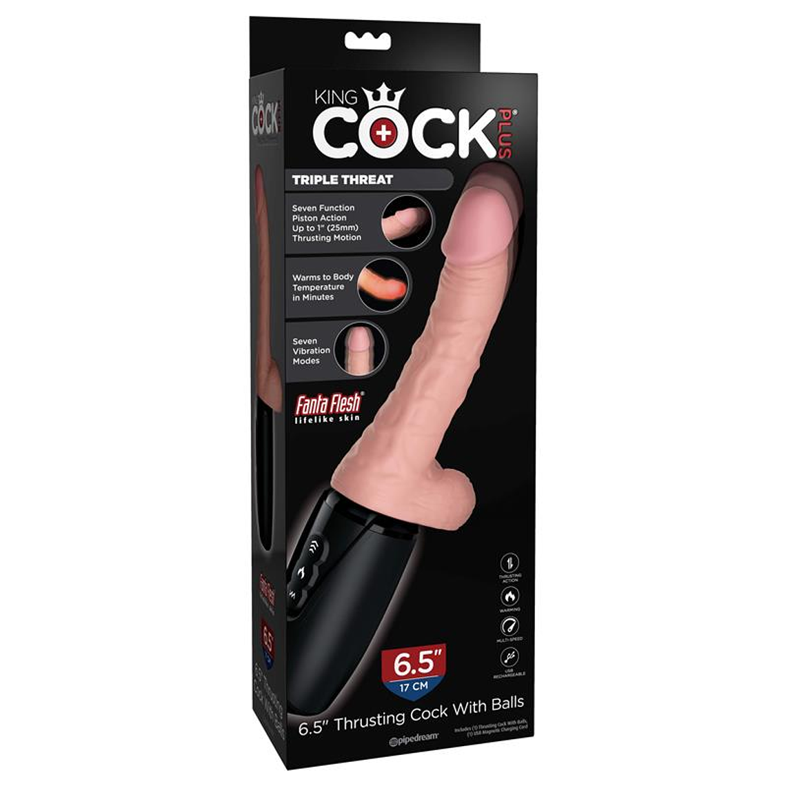 Thrusting Cock with Balls 6.5 9