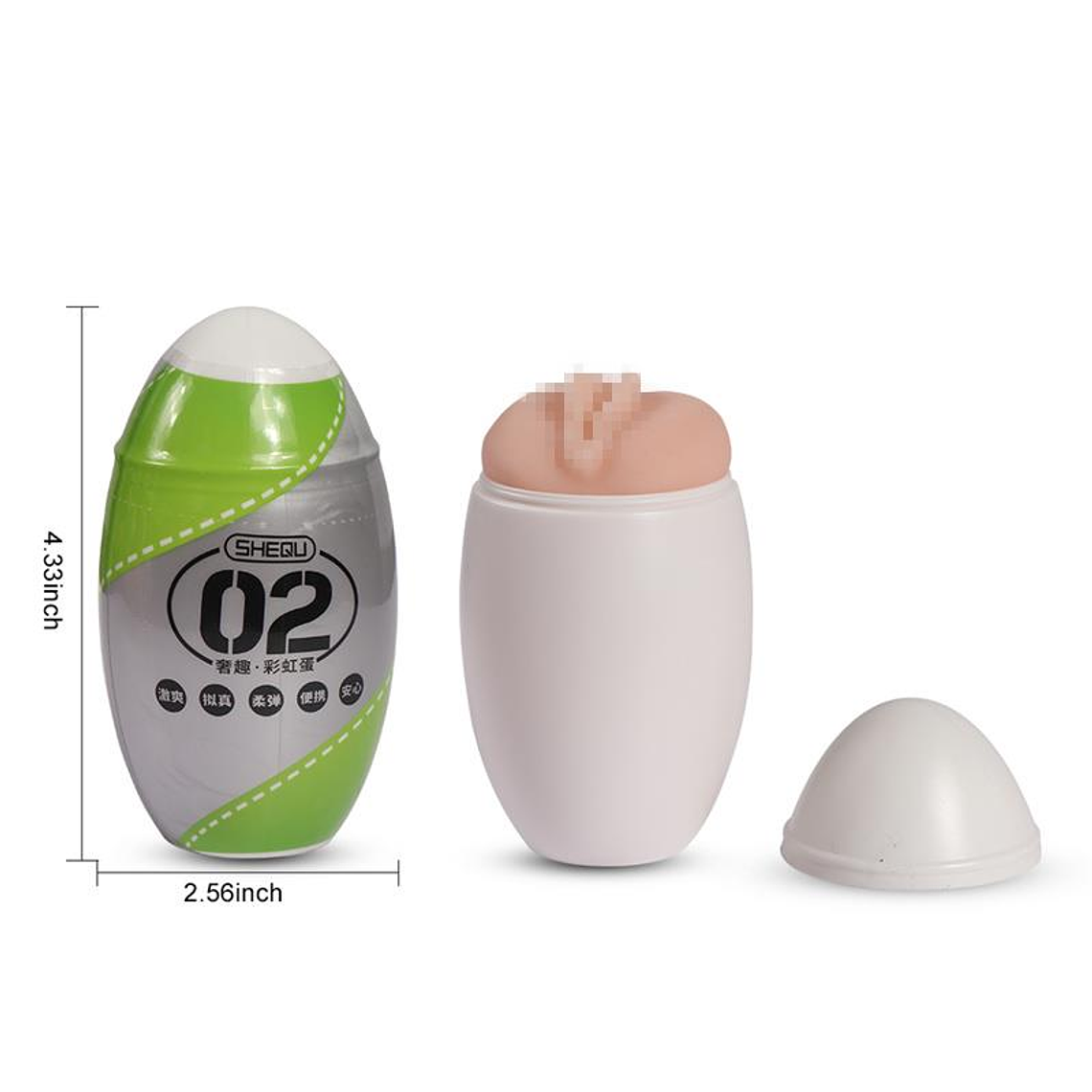 Masturbator Rainbow Green 5