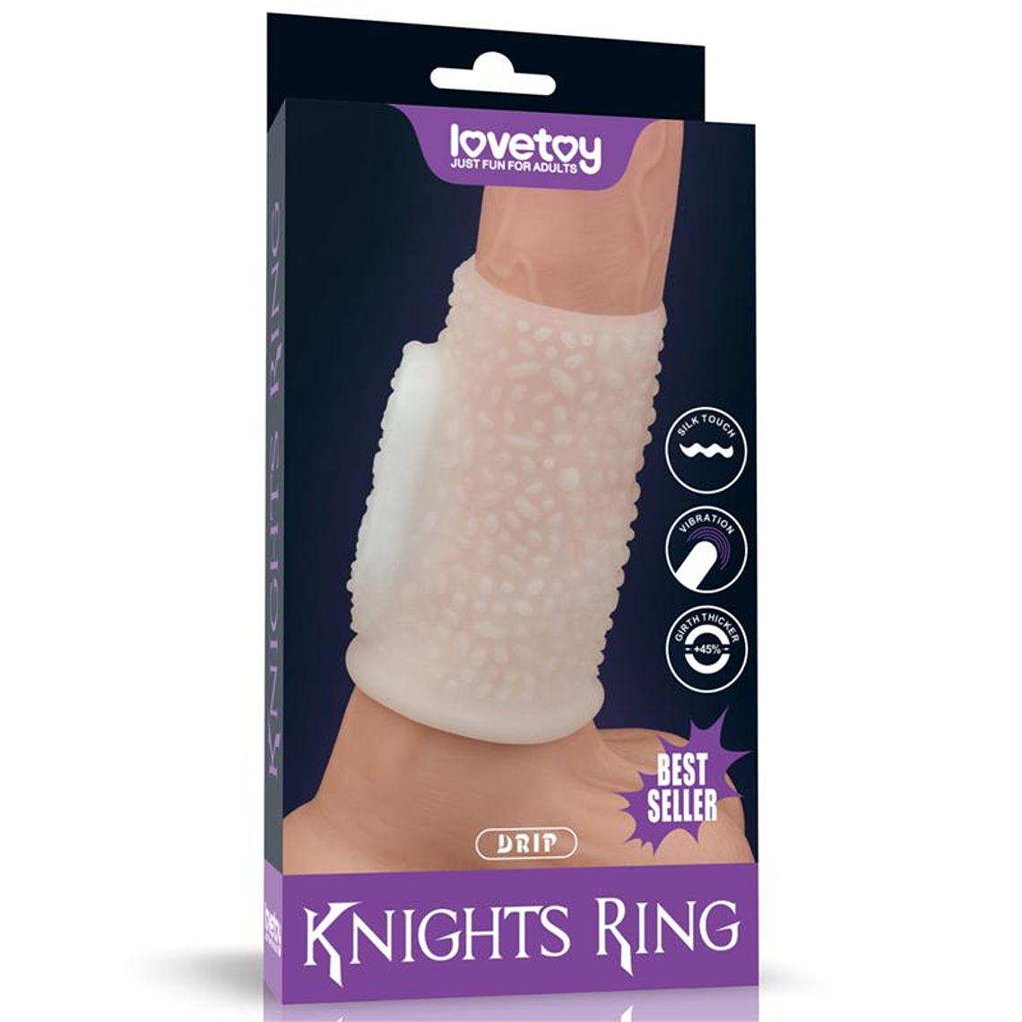 Vibrating Penis Sleeve Drip Knights 1
