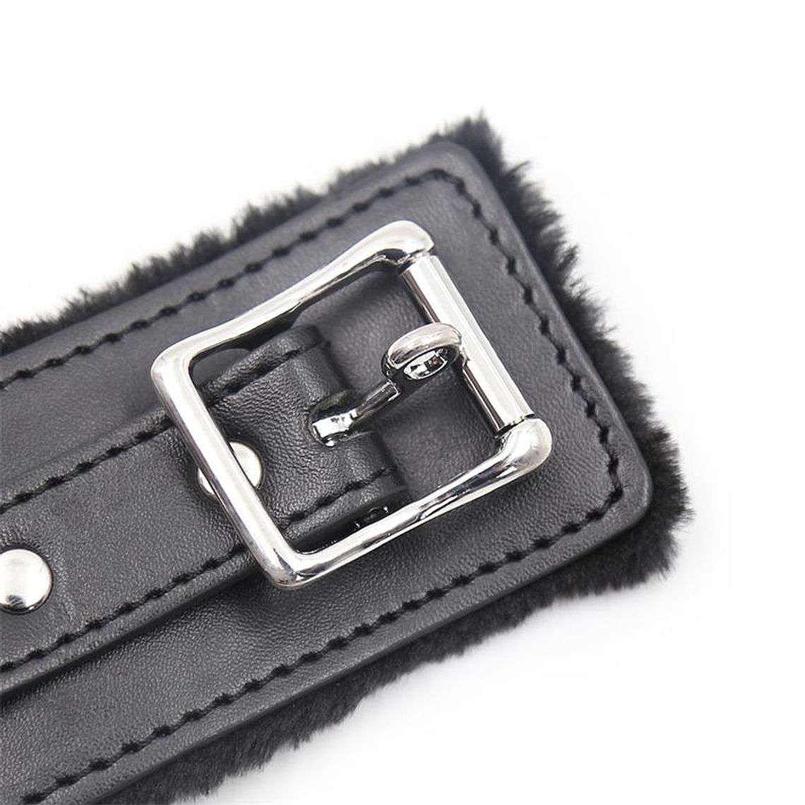 Collar With Metal Leash Black 5