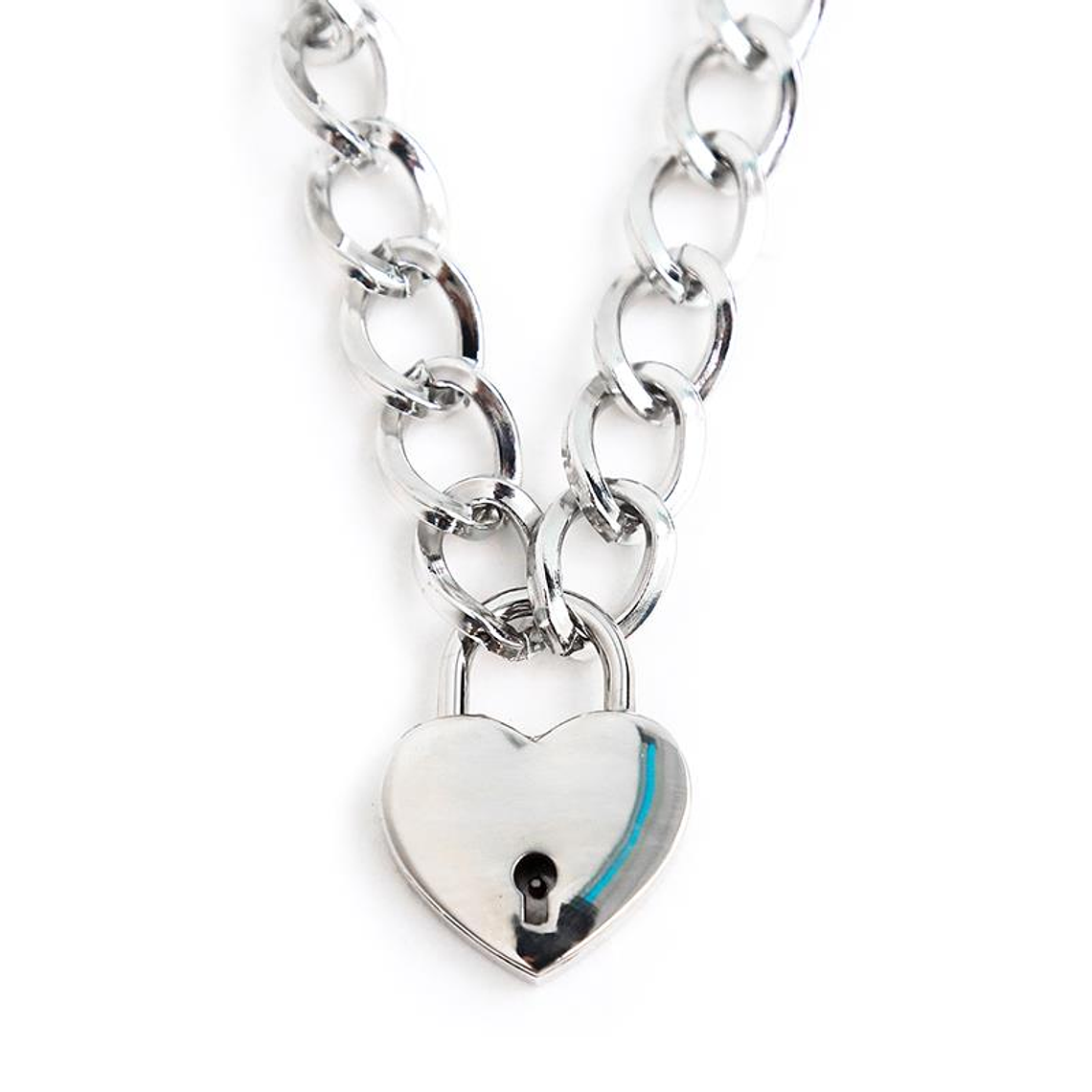 Collar with Lock Metal Size M 44 cm 3