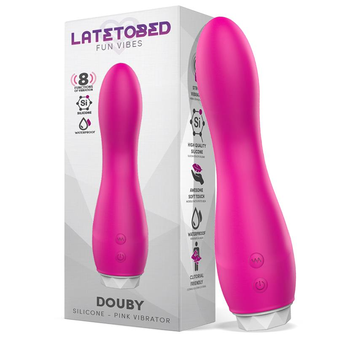 Douby Vibe Silicone Pink 1