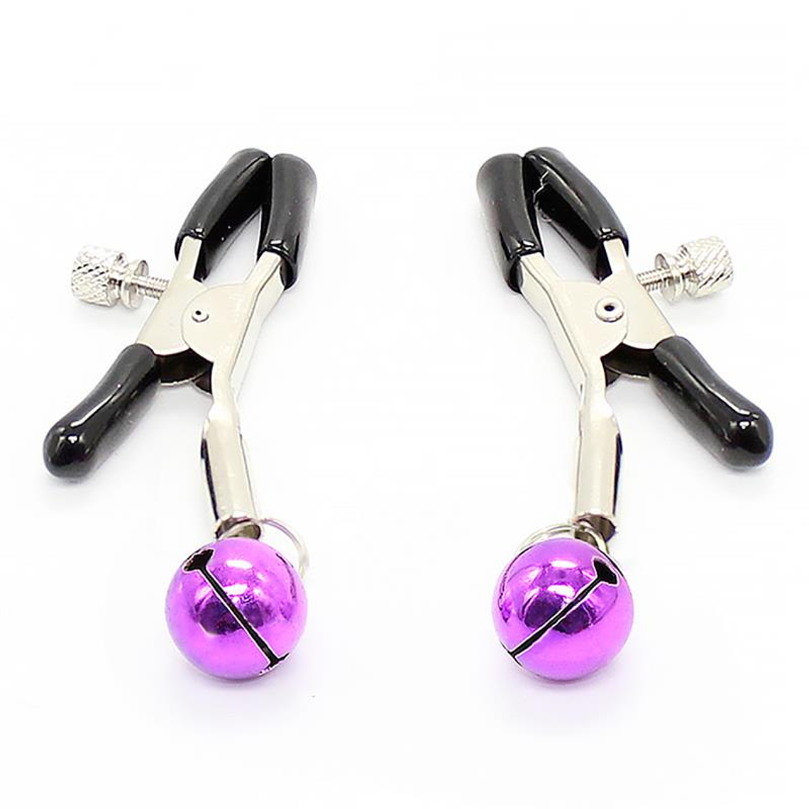 Nipple Clamps with Purple Bell 1