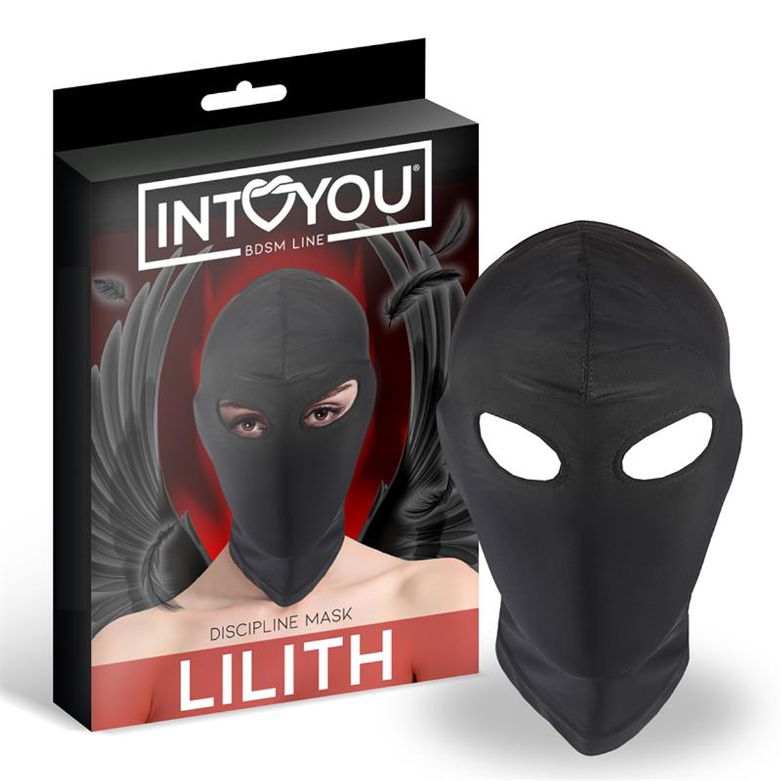 Lilith Incognito Mask with Opening in the Eyes Black 1