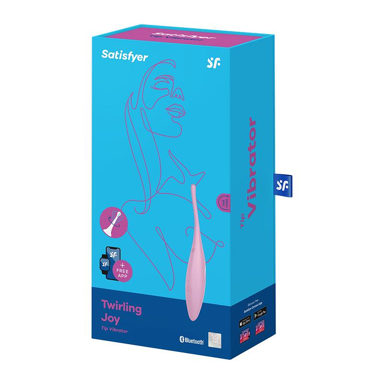 Twirling Joy Rotating Stimulator with APP Pink 5