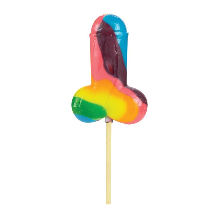 Rainbow Penis Shaped Lollipop 1
