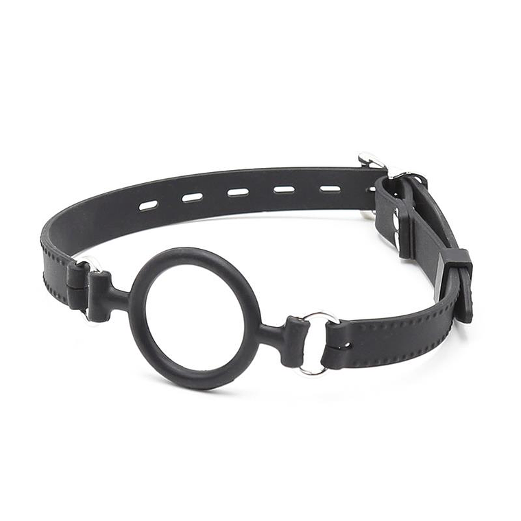 O Ring Ball Gag 5 cm Black 2