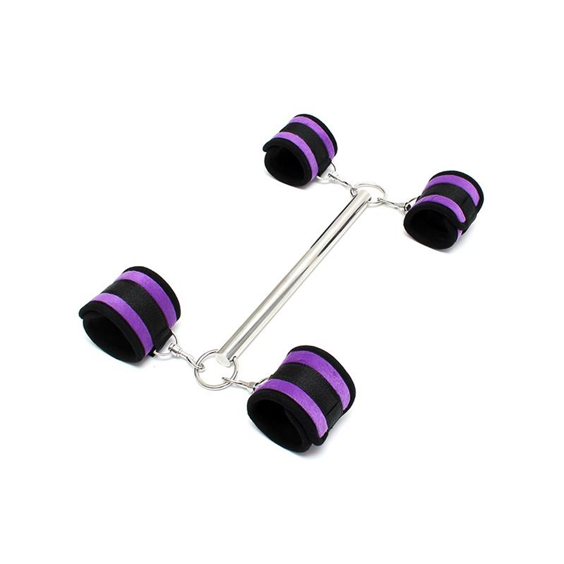 Spreader Bar with Detachable 4 Cuffs Purple 5