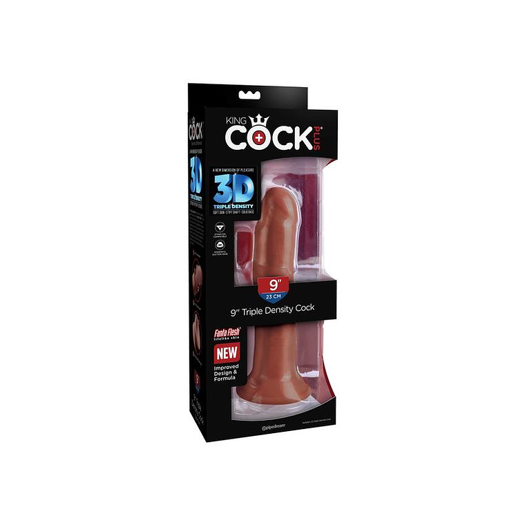 Dildo Triple Density 8 Brown 7