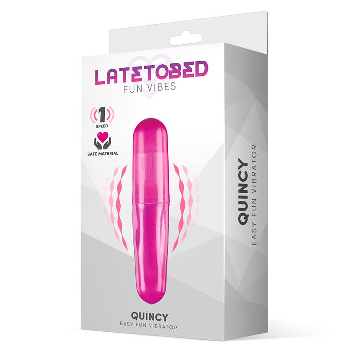 Quincy Easy Fun Vibrating Bullet Purple 2