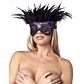 Máscara de Lujo con Plumas Purple - vignette 1