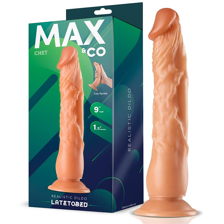 Chet Realistic Dildo Flesh 9 - 23 cm 1