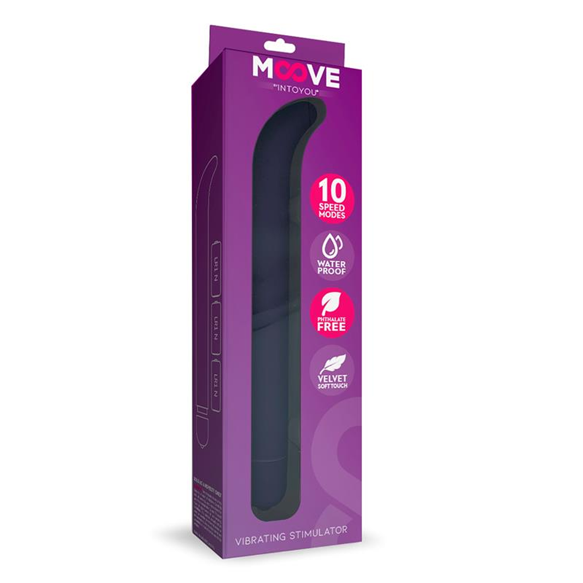 Vibe Stimulator G-spot 10 functions Purple 2