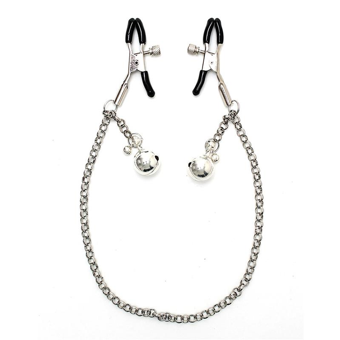 Nipple Clamps with Chain and Tincle Bells 1