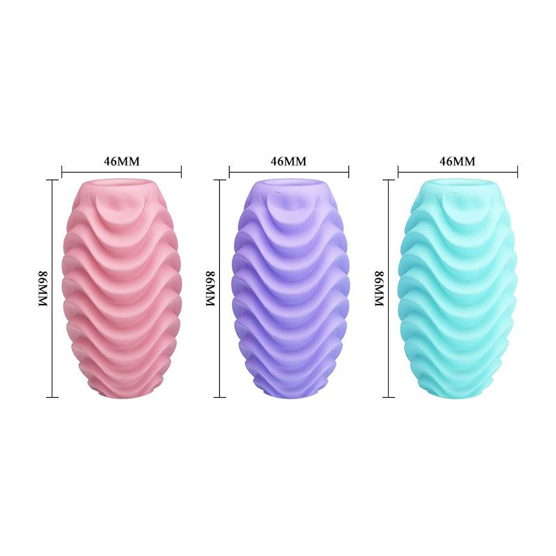 Pack 15 Pieces Double Sided Masturbator Egg 9