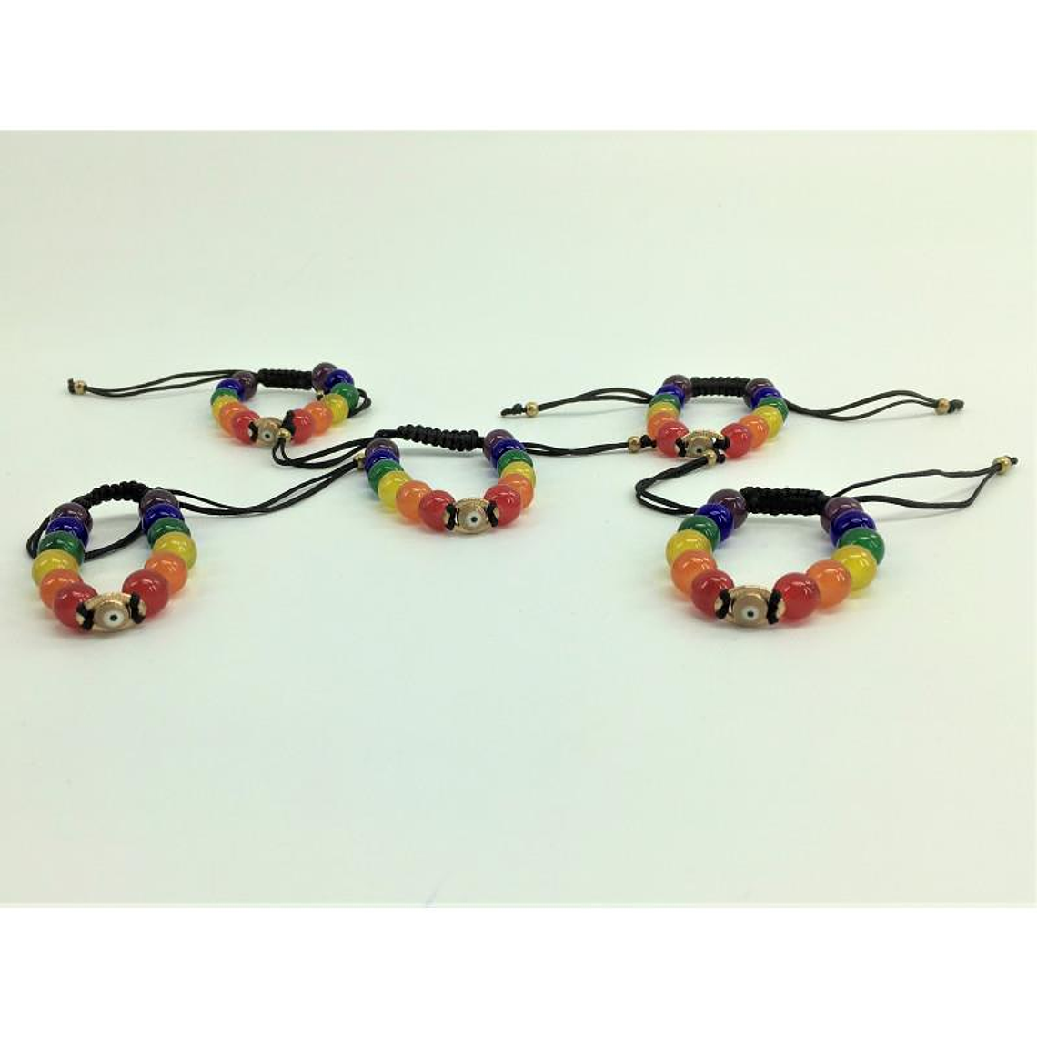 LGBT+ Pride and Turquish Eye Bracelet 1