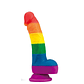 Dildo Prider 8 Liquid Silicone LGBT - Thumbnail 1