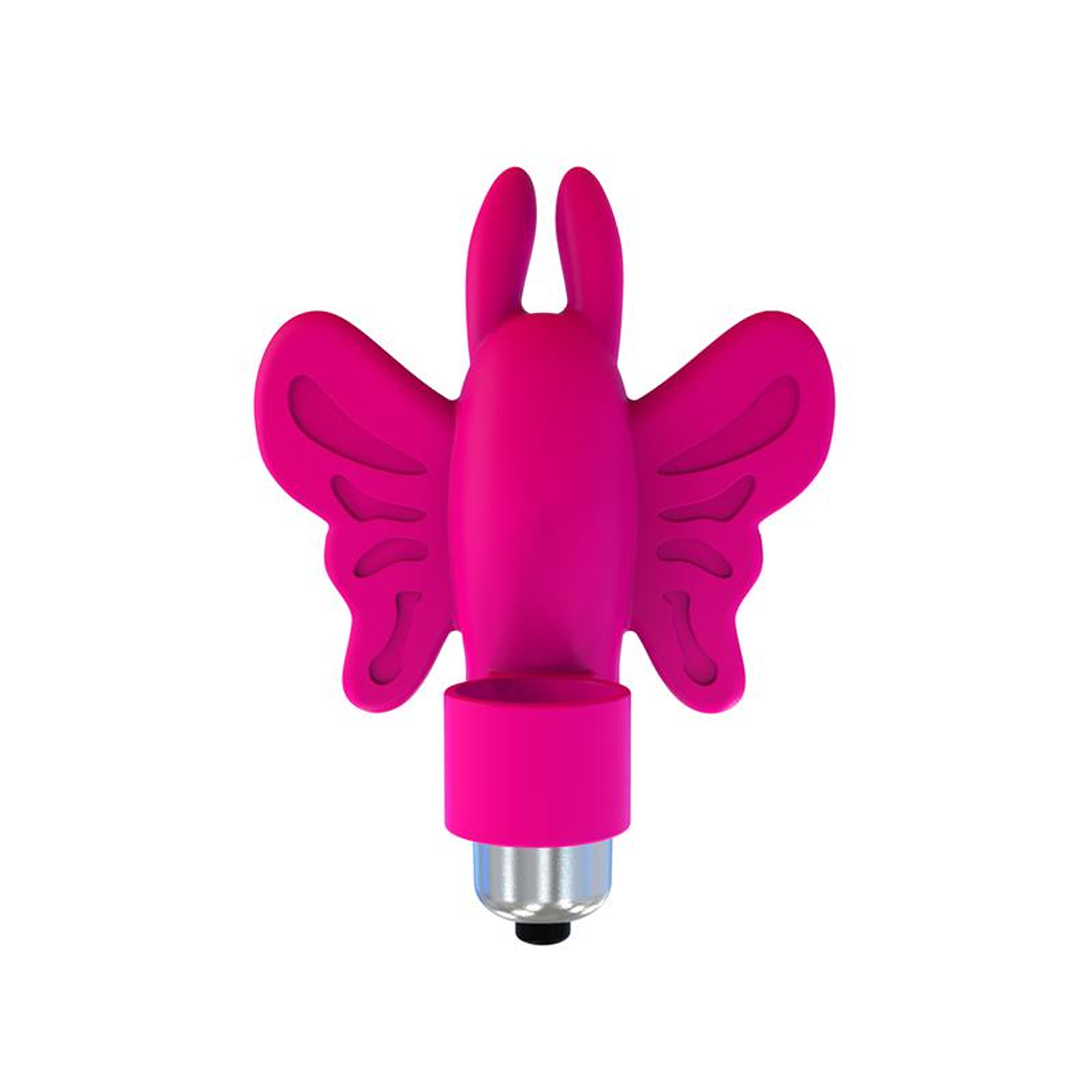 Monarch Butterfly Vibrating Bullet Silicone Pink 4
