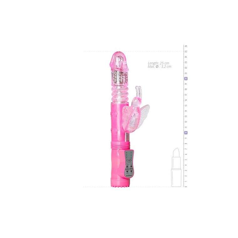 Bunny Vibrator - Pink Butterfly 4