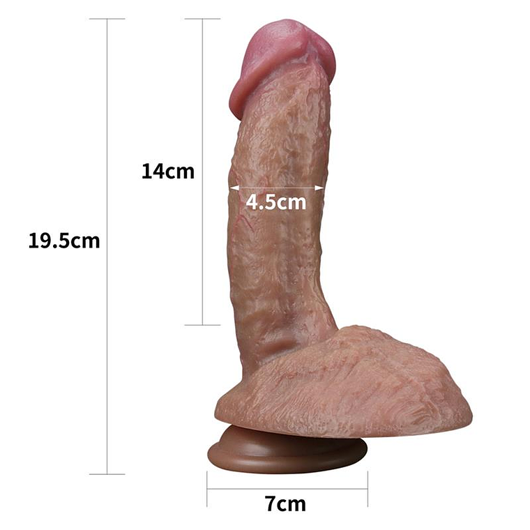 Dildo Nature 7.5 Dual Layer 10