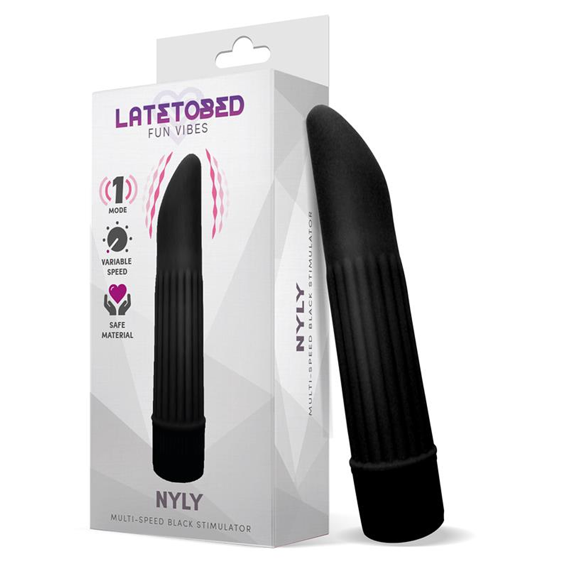 Nyly Multi-Speed Stimulator Black 1