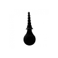 Anal Douche Set 15 cm Black - thumbnail 2