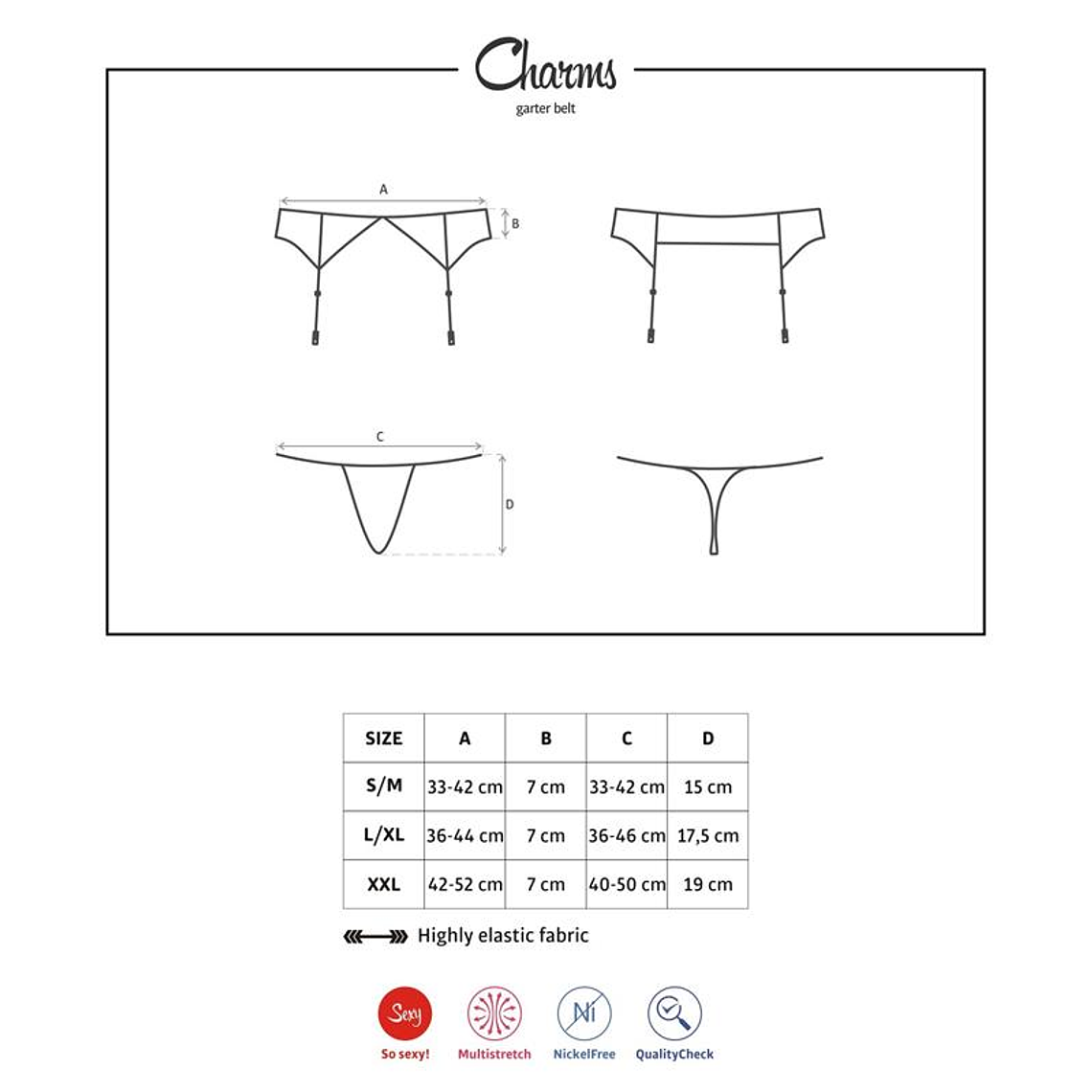 Charms Garter Belt and Thong 2