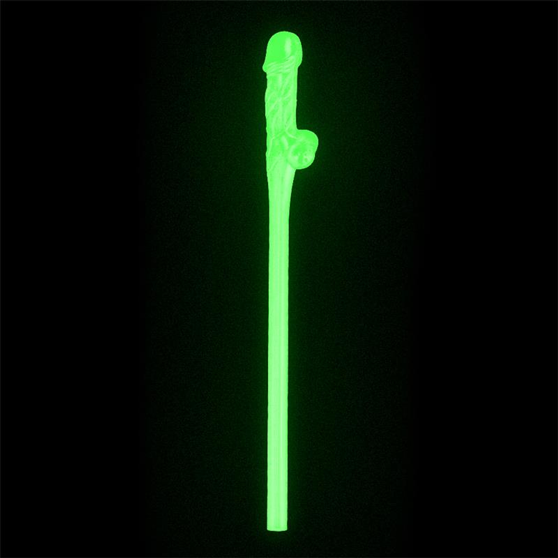 Luminous Willy Straws Pack of 9 2