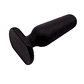 Butt Plug 7.5 x 2.5 cm Silicone Black - thumbnail 2