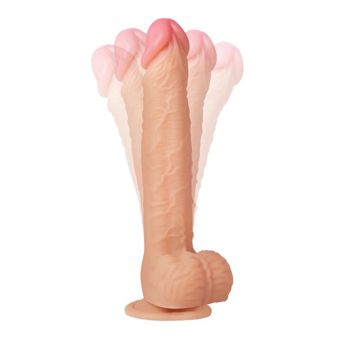 Magnus 3.0 Realistic Vibrating and Rotating Dildo Remote Control Liquid Silicone 2