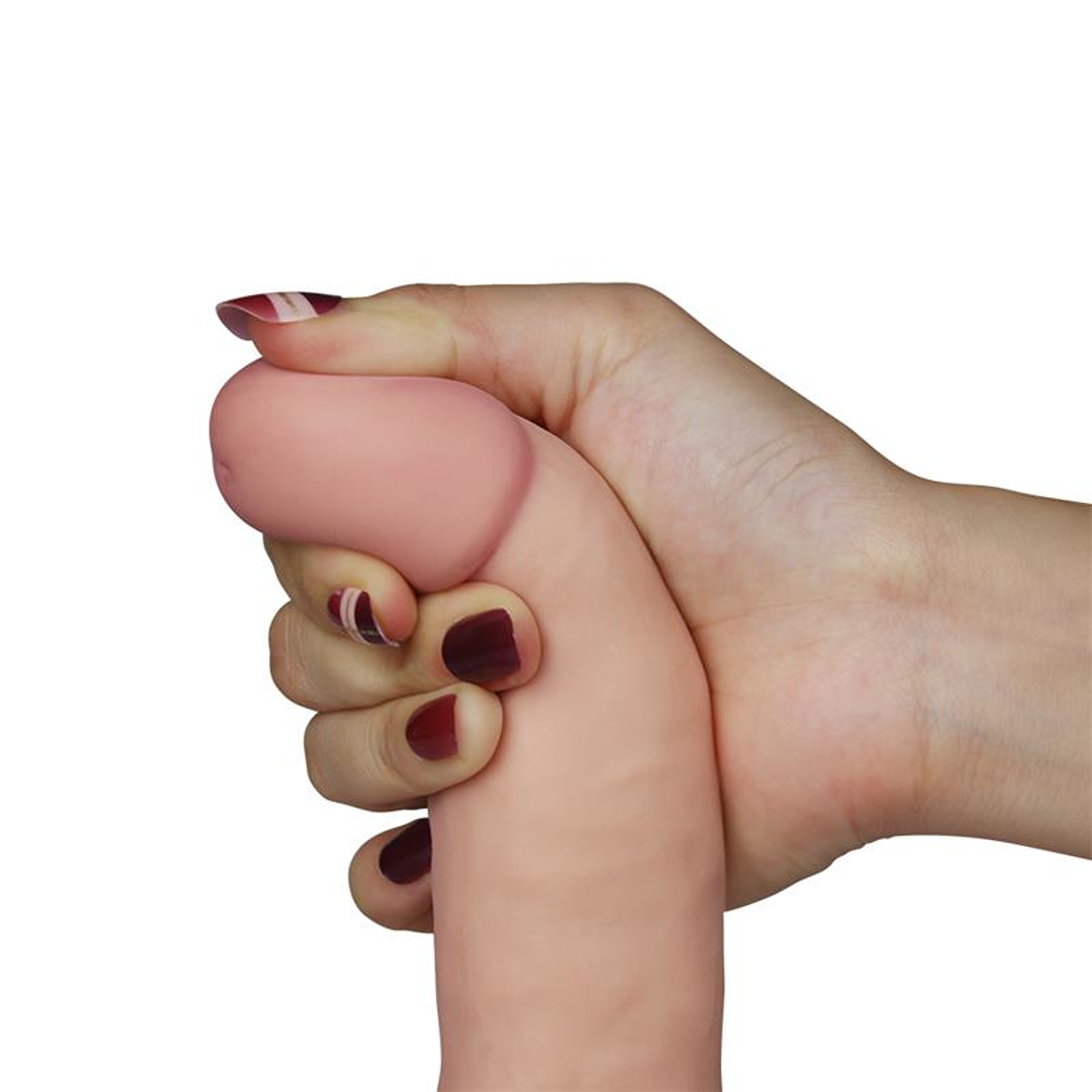 Dildo The Ultra Soft Dude with Vibration 7.5 Flesh 3